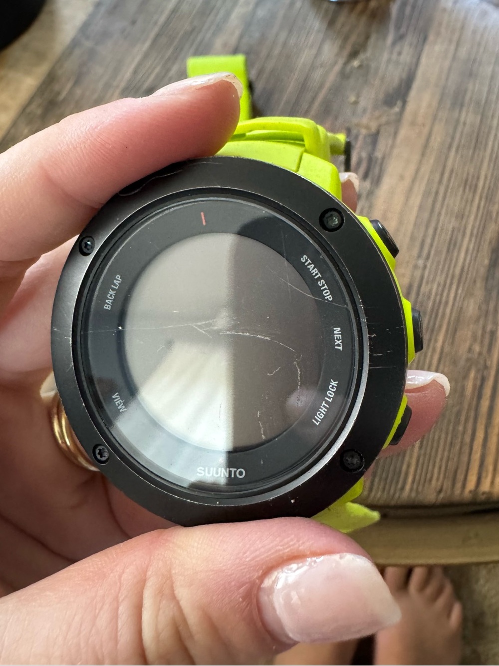 Suunto Watch Ambit3 Vertical with Neon Yellow-Green Strap and Heart Rate Monitor